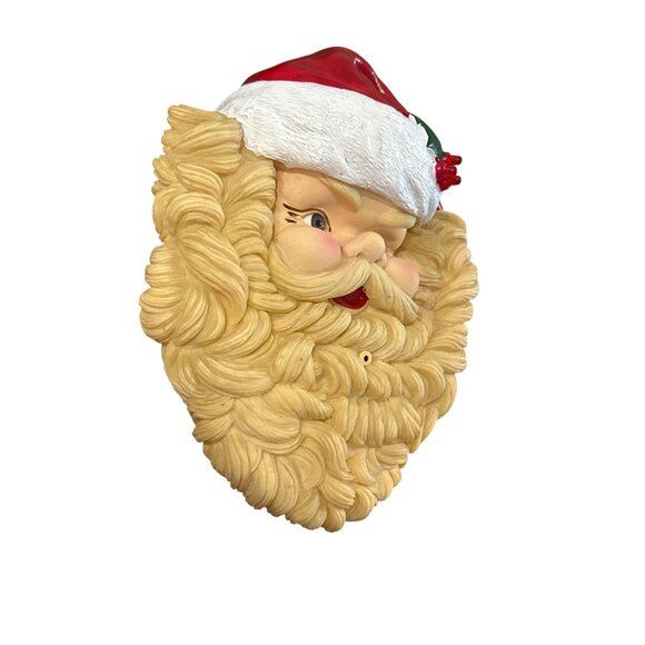 Vintage Motion Detected Activated Musical Santa Claus, Vintage Santa Face, Music - Picture 3 of 8